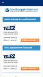 Mobile Screenshot of goedkoopsteinternet.com