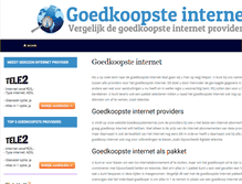 Tablet Screenshot of goedkoopsteinternet.com